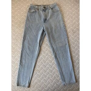 Vintage Levis 551‎ Jeans Womens 10 Blue High Rise Relaxed Tapered Denim USA